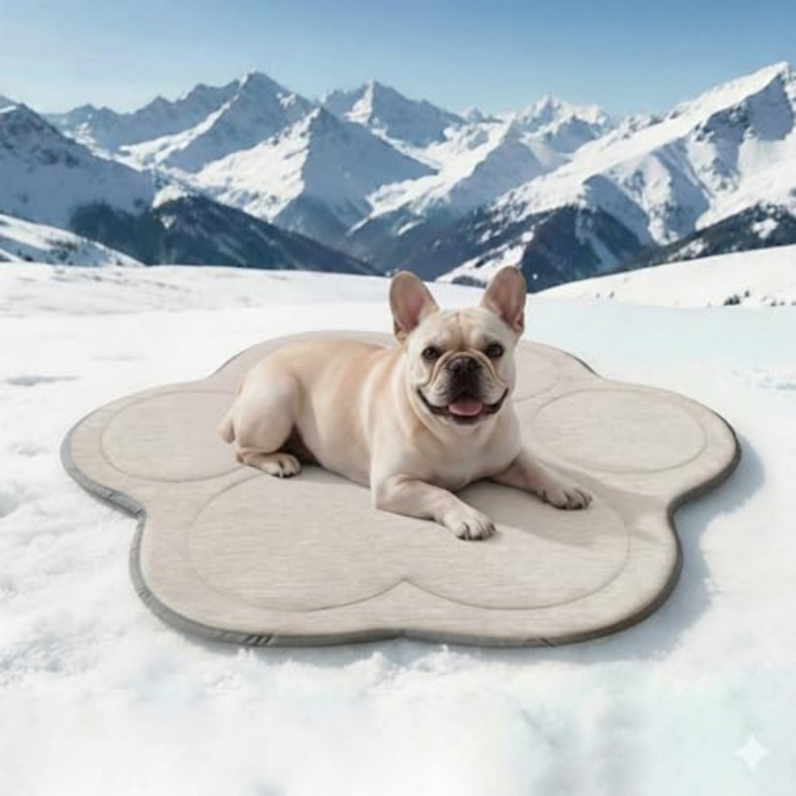 Dog Cooling Mat - Hundekühlmatte, Sofort-Kühlpad für Hunde, Reversibles 4-Schichten