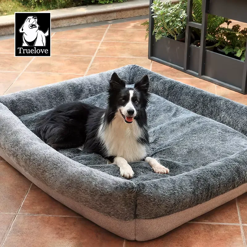 Calming Dog Bed - Truelove Premium Warmes Komfortables Hundebett für