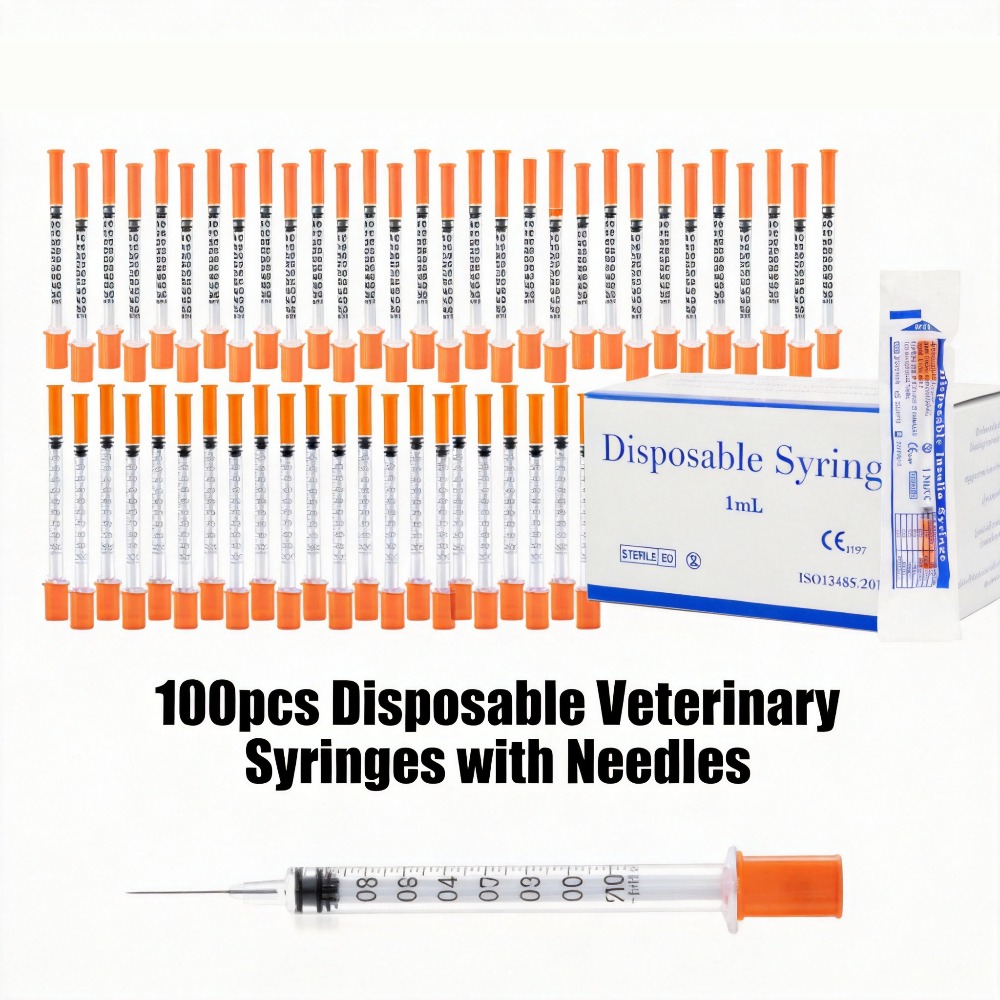 Pet Supplies Store - 100 Stück Einwegspritzen 1ml 0,5ml 30G