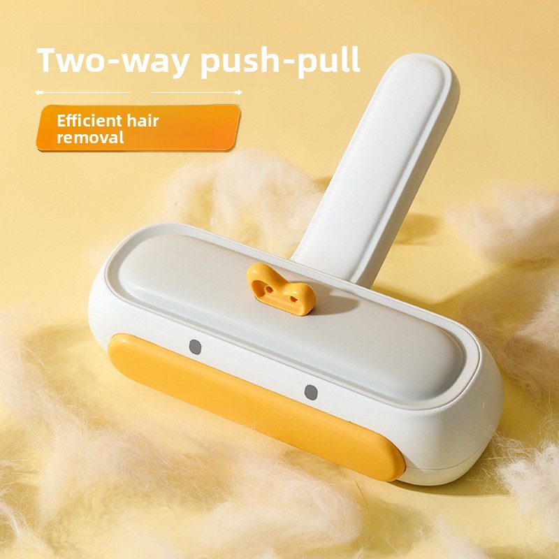 Pet Hair Remover Brush - Wiederverwendbarer Tierhaar-Entferner-Aufkleber, Hunde- und Katzenhaar-Reinigungsbürste, Fusselrolle