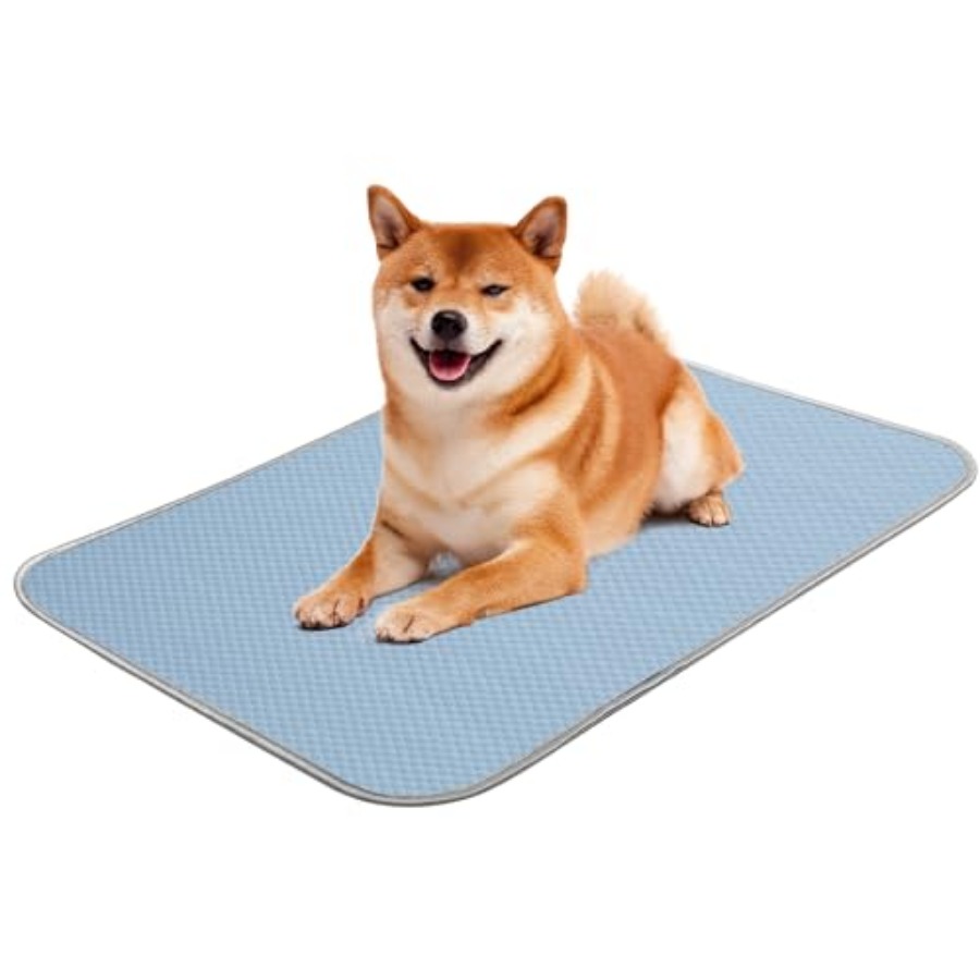 Dog Cooling Mat - Sommer-Hundekühlmatte, Waschbare Eisseide Selbstkühlende Matte für