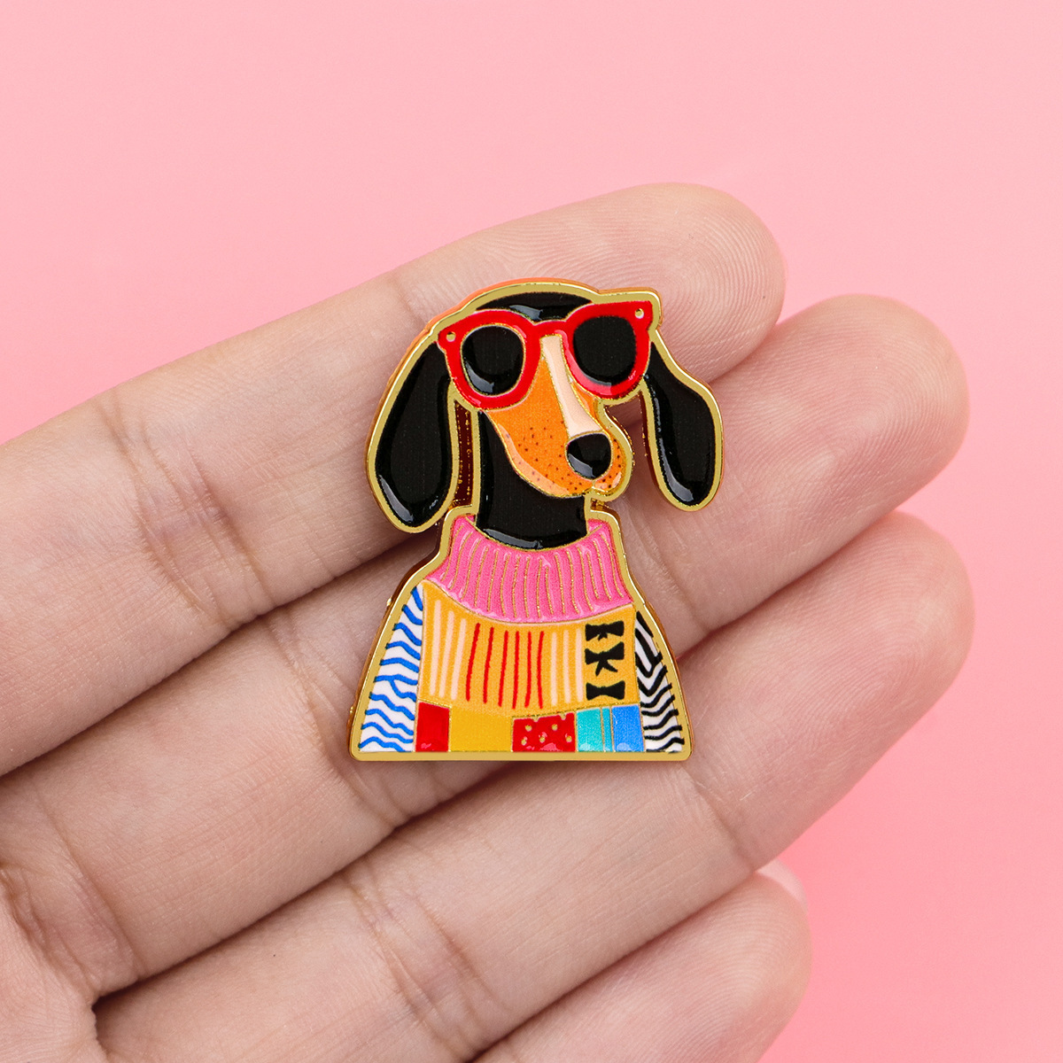 Emaille-Anstecknadeln Dackel-H – Pet Supplies Store Bewertung und Preis