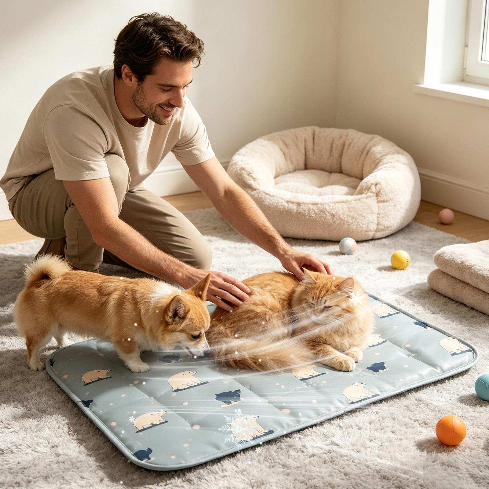 Hundekühlmatte 15,8x11,8 Zoll  – Dog Cooling Mat Bewertung und Preis
