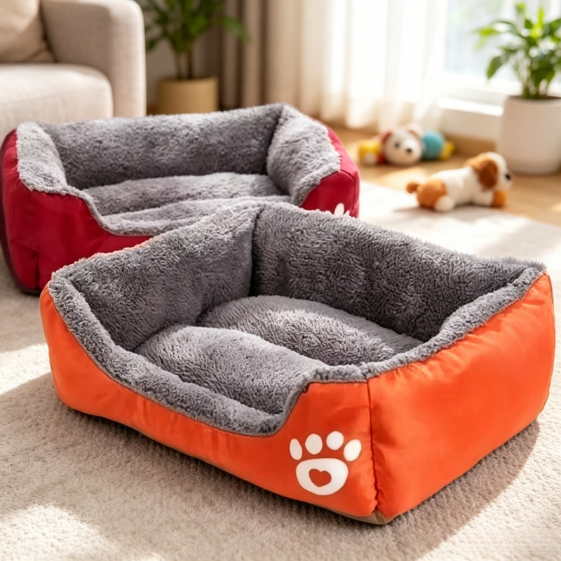 Langes Plüsch-Beruhigungsbett  – Calming Dog Bed Bewertung und Preis